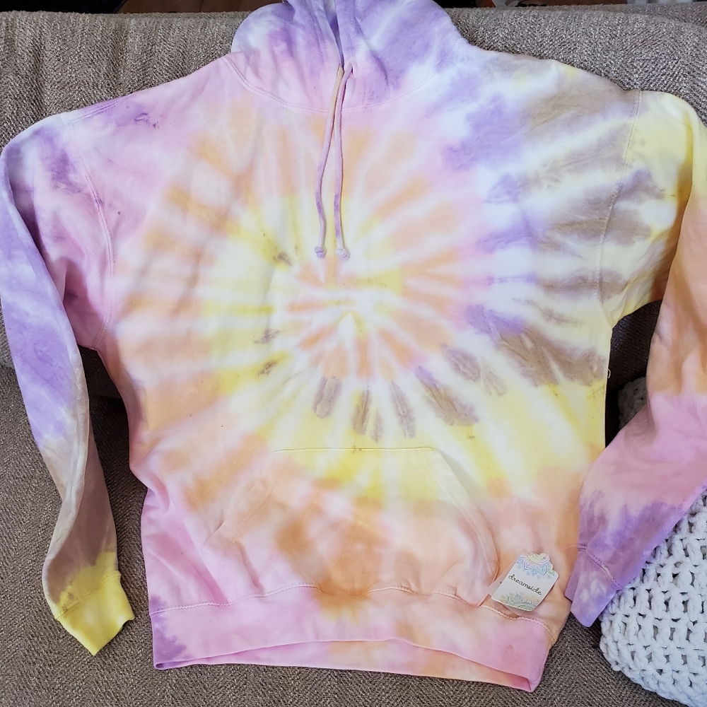 Dreamsicle Tie dye hoodie